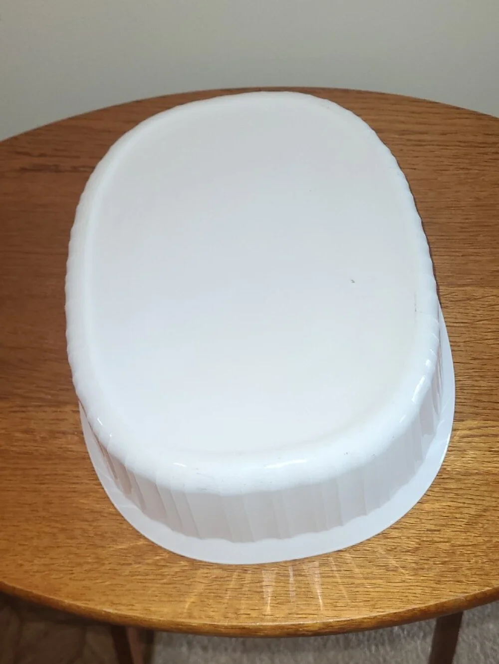 Vintage Corningware French White 2.8L Casserole Dish with Lid